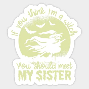 If You Think I'm a Witch You Should Meet My Sister1 Sticker